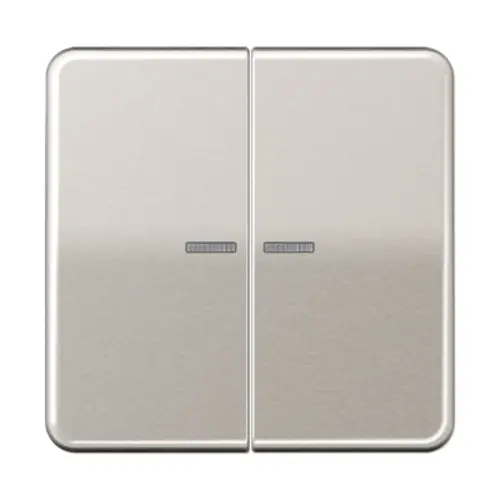 JUNG CD 595 KO5 PT schakelwip 2-voudig met controlevenster CD500 platina