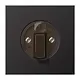 JUNG AL 1941 D draaiknop tbv jaloezie of draaischakelaar LS990 dark gelakt aluminium