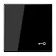 JUNG LS 990 T SW schakelwip met sleutelsymbool LS990 zwart glans