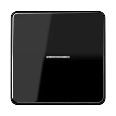 JUNG CD 590 KO5 SW schakelwip met controlevenster CD500 zwart