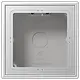 JUNG AL 2581 A-L opbouwbak 1-voudig LS990 aluminium