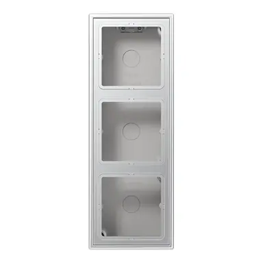 JUNG AL 2583 A-L opbouwbak 3-voudig LS990 aluminium