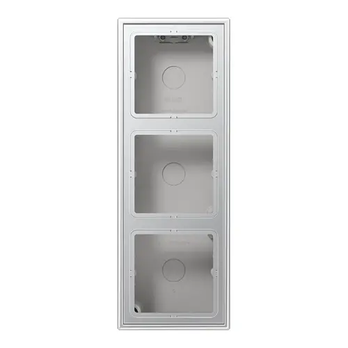 JUNG AL 2583 A-L opbouwbak 3-voudig LS990 aluminium