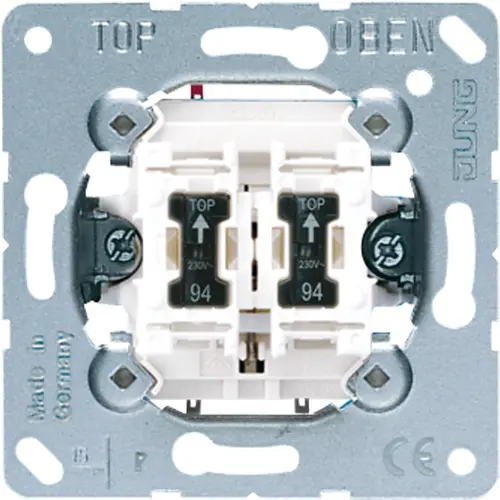 JUNG 535 U5 Drukcontact 2 maakcontacten