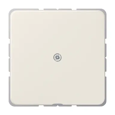 JUNG 590 A centraalplaat met snoerinvoer en draagring CD500 creme