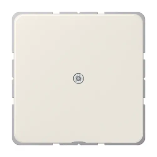 JUNG 590 A centraalplaat met snoerinvoer en draagring CD500 creme