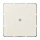 JUNG 590 A centraalplaat met snoerinvoer en draagring CD500 creme