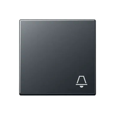 JUNG A 590 BF K ANM schakelwip met belsymbool A-range antraciet mat