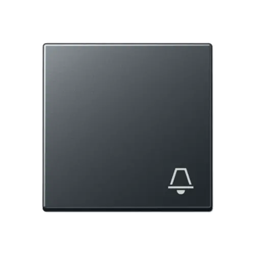 JUNG A 590 BF K ANM schakelwip met belsymbool A-range antraciet mat