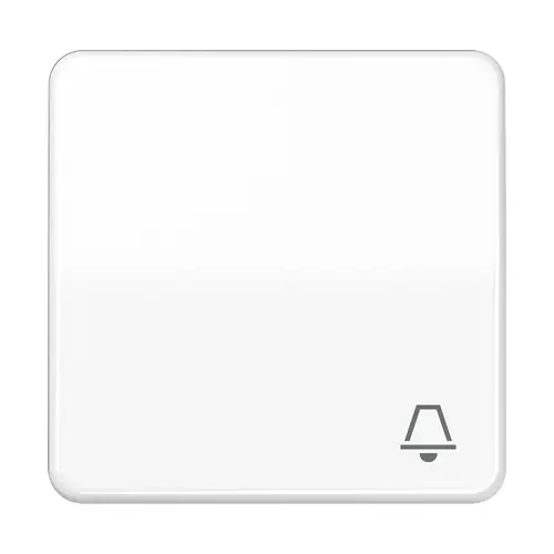 JUNG CD 590 K WW schakelwip met belsymbool CD500 alpine wit