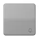 JUNG CD 590 K GR schakelwip met belsymbool CD500 grijs