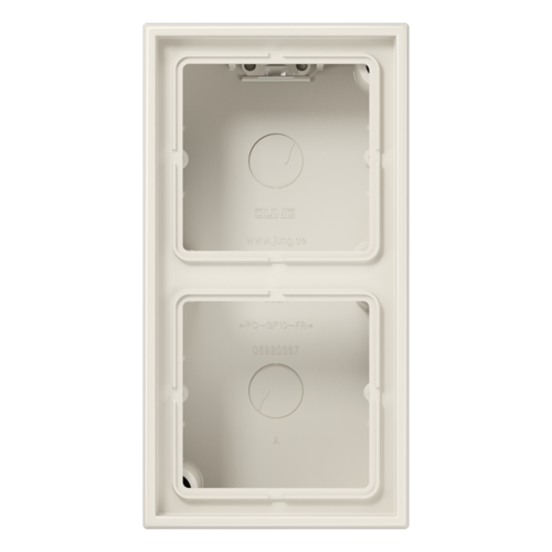 JUNG LS 582 A W opbouwbak 2-voudig LS990 creme