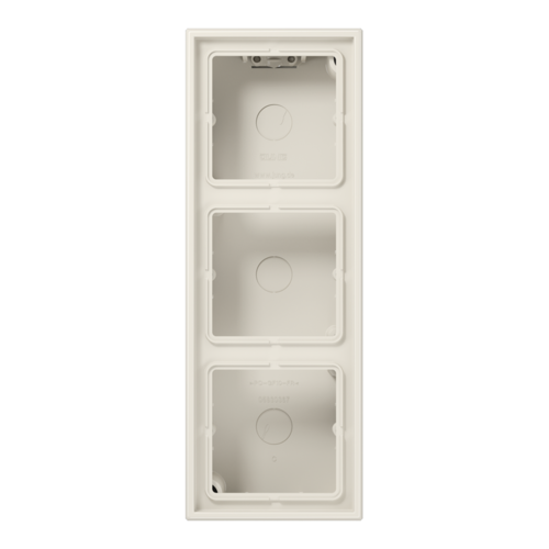 JUNG LS 583 A W opbouwbak 3-voudig LS990 creme
