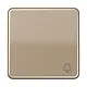 JUNG CD 590 K GB schakelwip met belsymbool CD500 goud brons
