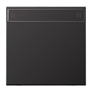 JUNG AL 2990 NA D schakelwip met tekstvenster LS990 dark gelakt aluminium