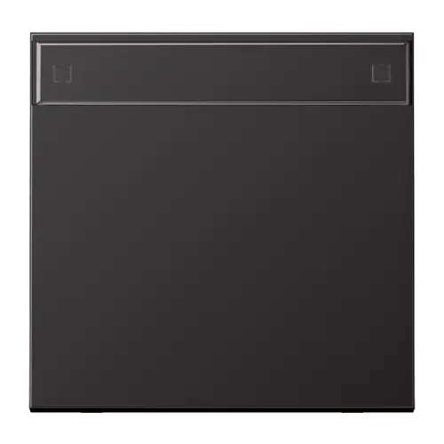JUNG AL 2990 NA D schakelwip met tekstvenster LS990 dark gelakt aluminium