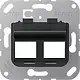 JUNG 3069-2 LEX montageadapter 30 graden Lexcom 2-voudig