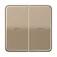 JUNG CD 595 P GB wip 2-voudig met pijlsymbolen tbv jaloezieschakelaar CD500 goud brons