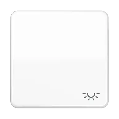 JUNG CD 590 L WW schakelwip met lichtsymbool CD500 alpine wit