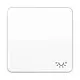 JUNG CD 590 L WW schakelwip met lichtsymbool CD500 alpine wit