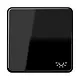 JUNG CD 590 L SW schakelwip met lichtsymbool CD500 zwart