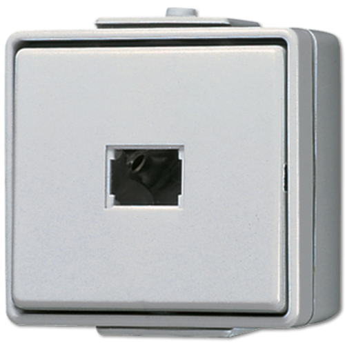 JUNG 633-2 W drukcontact 1 wisselcontact opbouw IP44 WG600