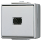 JUNG 633-2 W drukcontact 1 wisselcontact opbouw IP44 WG600