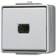 JUNG 633-2 W drukcontact 1 wisselcontact opbouw IP44 WG600