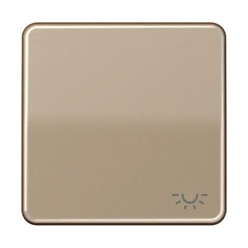 JUNG CD 590 L GB schakelwip met lichtsymbool CD500 goud brons