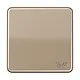 JUNG CD 590 L GB schakelwip met lichtsymbool CD500 goud brons