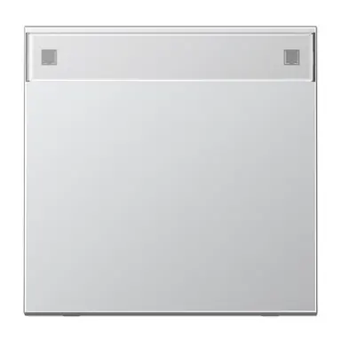 JUNG AL 2990 NA schakelwip met tekstvenster LS990 aluminium