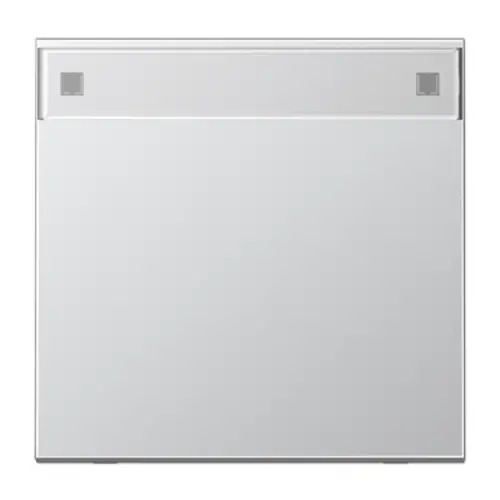 JUNG AL 2990 NA schakelwip met tekstvenster LS990 aluminium