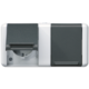 JUNG 8220-1 W wandcontactdoos 2-voudig randaarde opbouw met midden afdekking IP44 horizontaal WG800