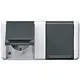 JUNG 8220-1 W wandcontactdoos 2-voudig randaarde opbouw met midden afdekking IP44 horizontaal WG800