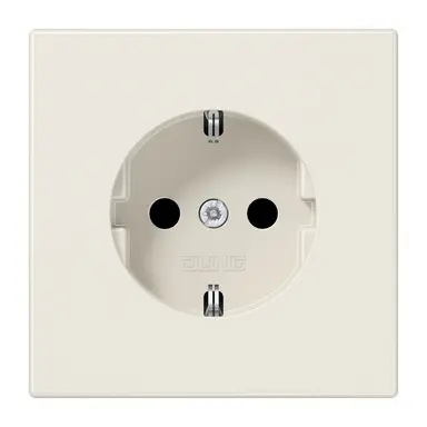 JUNG LS 1520 NKI wandcontactdoos randaarde Safety+ LS990 creme