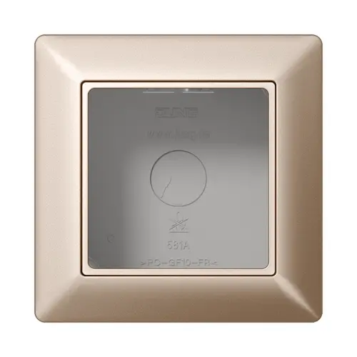 JUNG AS 581 A CH opbouwbak 1-voudig A-range champagne