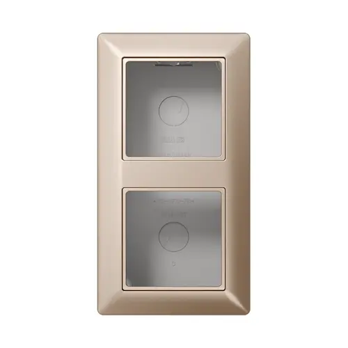 JUNG AS 582 A CH opbouwbak 2-voudig A-range champagne
