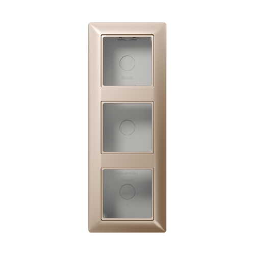 JUNG AS 583 A CH opbouwbak 3-voudig A-range champagne