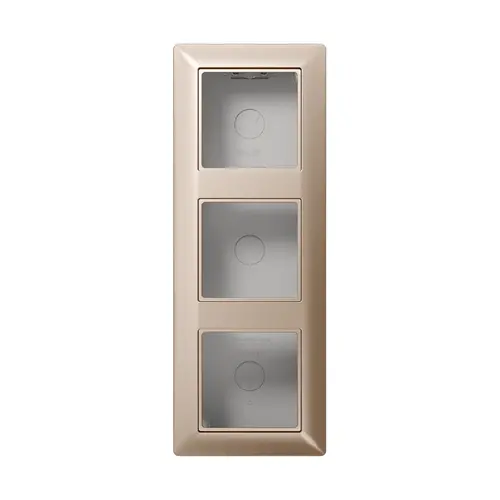 JUNG AS 583 A CH opbouwbak 3-voudig A-range champagne