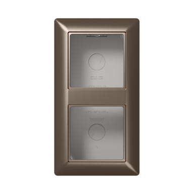 JUNG AS 582 A MO opbouwbak 2-voudig A-range mokka