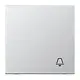 JUNG AL 2990 K schakelwip met belsymbool LS990 aluminium