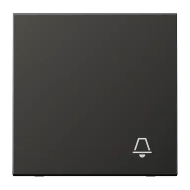 JUNG AL 2990 K AN schakelwip met belsymbool LS990 antraciet gelakt aluminium