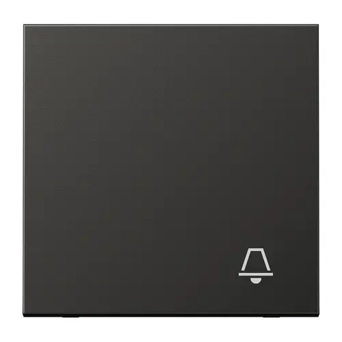 JUNG AL 2990 K AN schakelwip met belsymbool LS990 antraciet gelakt aluminium
