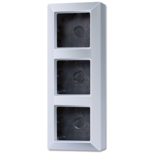 JUNG AS 583 A AL opbouwbak 3-voudig A-range aluminium
