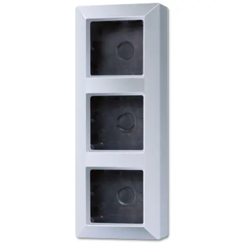JUNG AS 583 A AL opbouwbak 3-voudig A-range aluminium