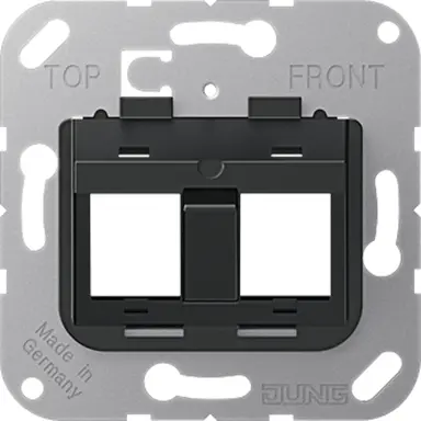 JUNG 3069-25 WE montageadapter 30 graden TE connectivity en Brand-Rex 2-voudig