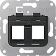 JUNG 3069-25 WE montageadapter 30 graden TE connectivity en Brand-Rex 2-voudig