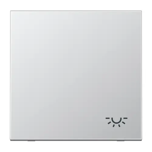 JUNG AL 2990 L schakelwip met lichtsymbool LS990 aluminium