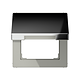 JUNG GCR 2990 KL klapdeksel voor wandcontactdoos en centraaldelen van 50 x 50 mm LS990 glanzend chroom