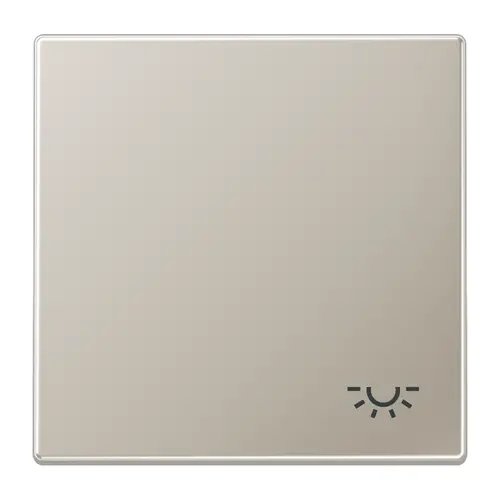 JUNG ES 2990 L schakelwip met lichtsymbool LS990 edelstaal
